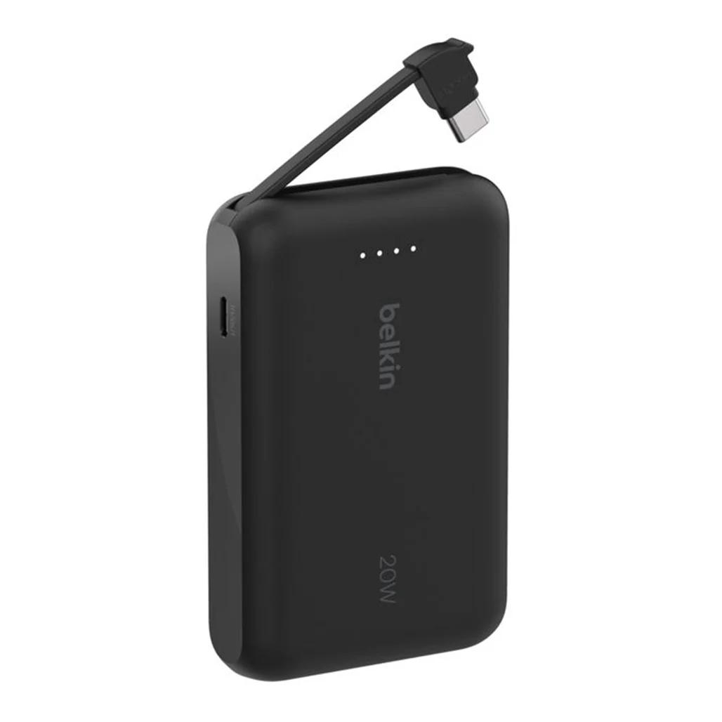 Belkin 10,000mAh Power Bank with Integrated USB-C Cable - Image 2