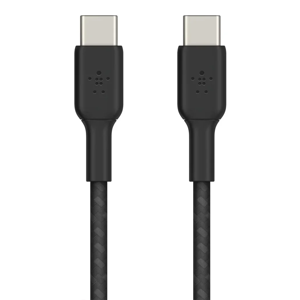 Belkin 5ft Braided USB-C to USB-C Cable - Fast Charging, Durable Design, Compatible with Most Devices - Image 3