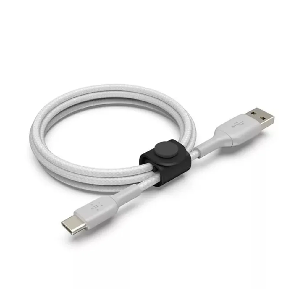 Belkin 5ft USB-C to USB-A Charging Cable with Strap – Durable, Flexible - Image 2
