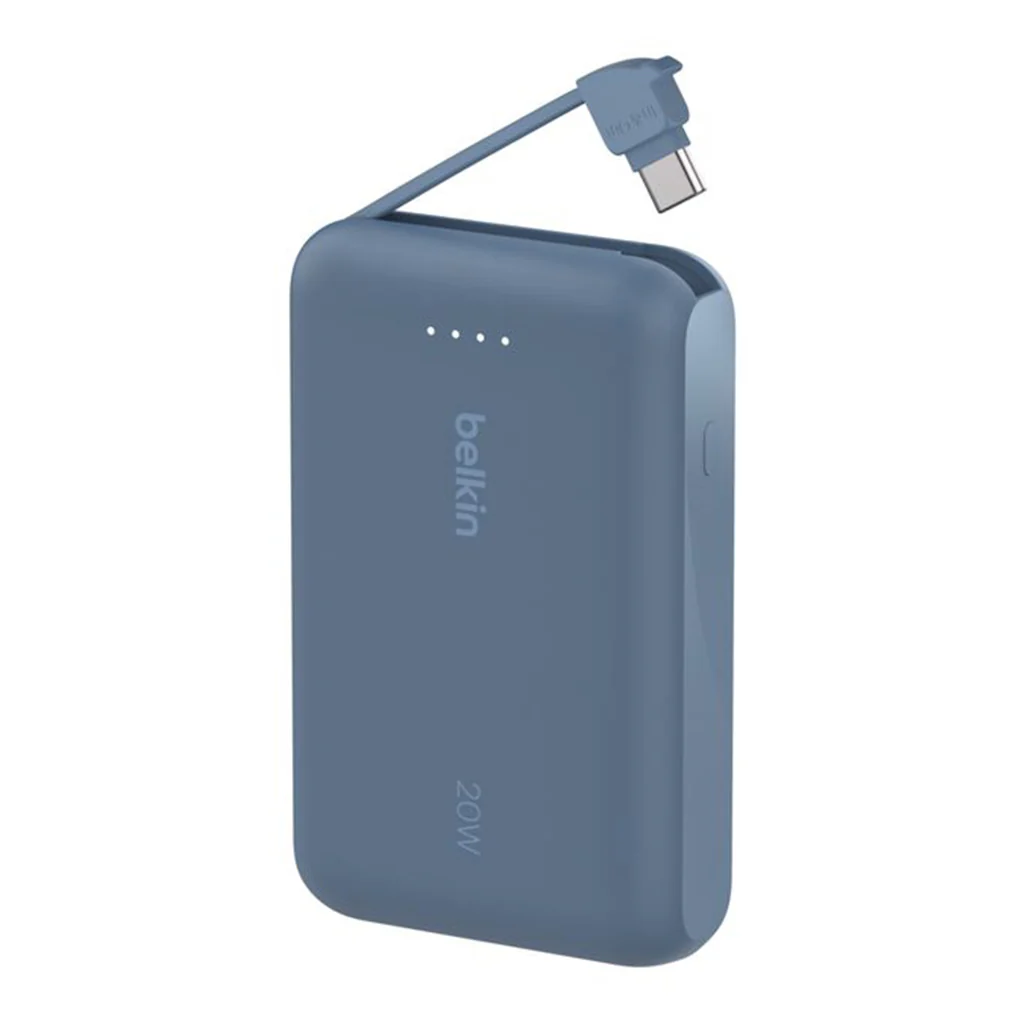 Belkin BoostCharge 10,000mAh USB-C Power Bank with Integrated Cable – 20W Fast Charging & Dual Device Support - Image 6