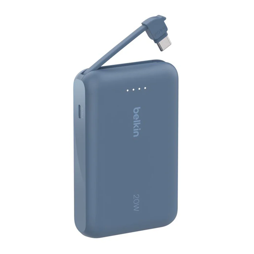 Belkin BoostCharge 10,000mAh USB-C Power Bank with Integrated Cable – 20W Fast Charging & Dual Device Support - Image 7