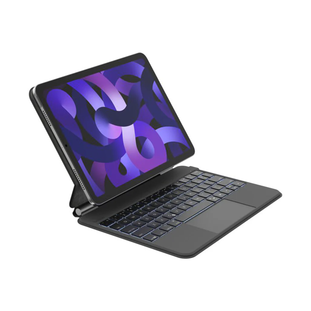 Belkin Pro Arabic Keyboard Case with Magnetic Stand for iPad Pro 11" (M4) – Backlit Bluetooth, Touchpad, Pencil Storage