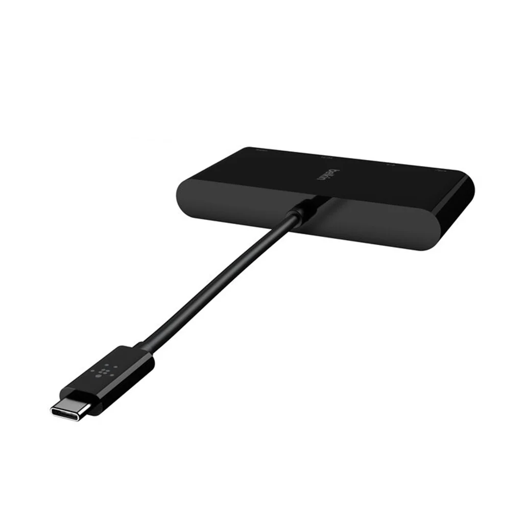 Belkin USB-C 4-in-1 Hub with 4K HDMI, VGA, Ethernet & USB-A – Universal Multiport Adapter for Mac & Windows - Image 2