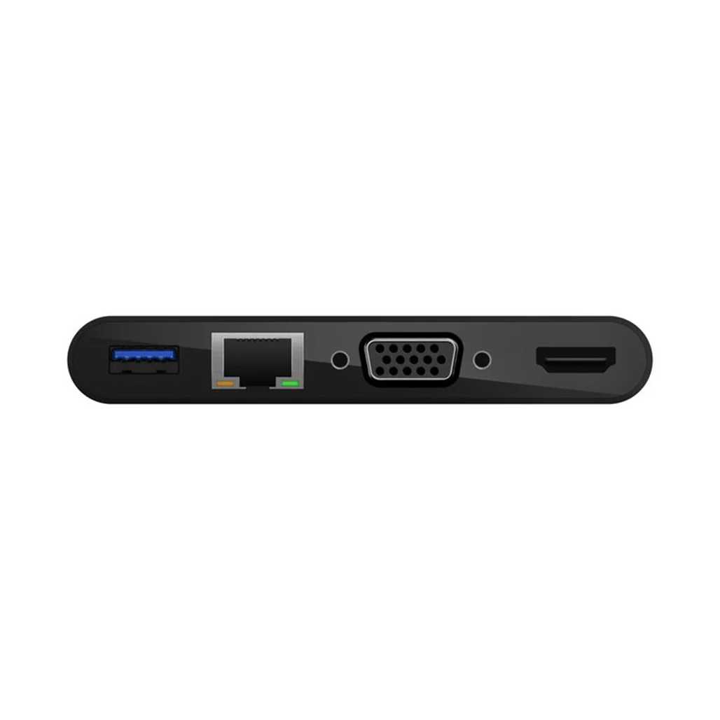 Belkin USB-C 4-in-1 Hub with 4K HDMI, VGA, Ethernet & USB-A – Universal Multiport Adapter for Mac & Windows - Image 3
