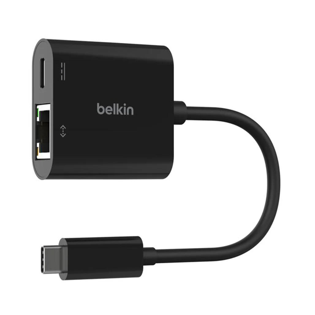 Belkin USB-C to Ethernet with Charge Adapter 100W - Image 2