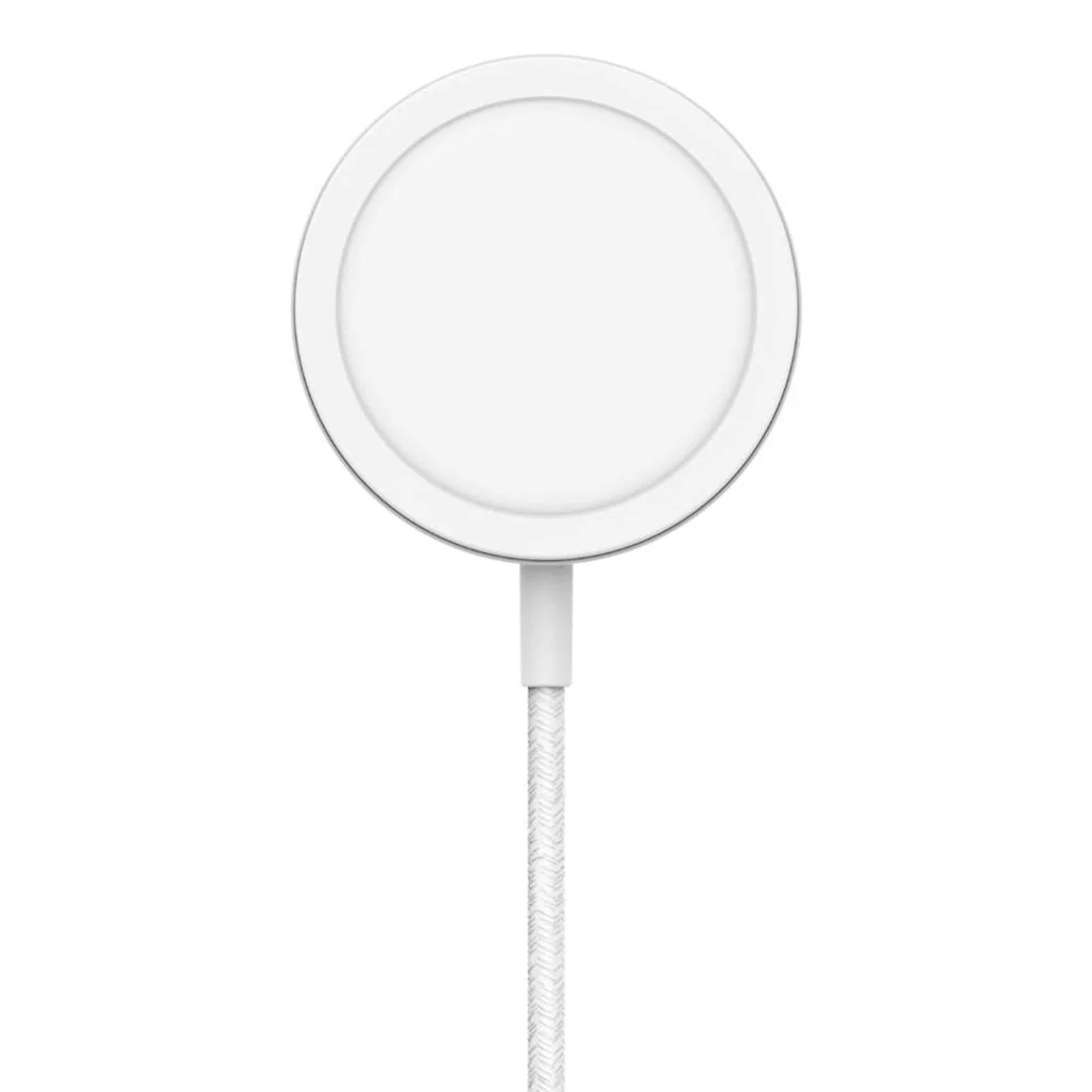 Belkin WIA004BTWH MagSafe Portable Wireless Charger Pad with Stand - 15W Fast Charging, 6.6ft Cable, Compatible with iPhone 13/12, White - Image 3