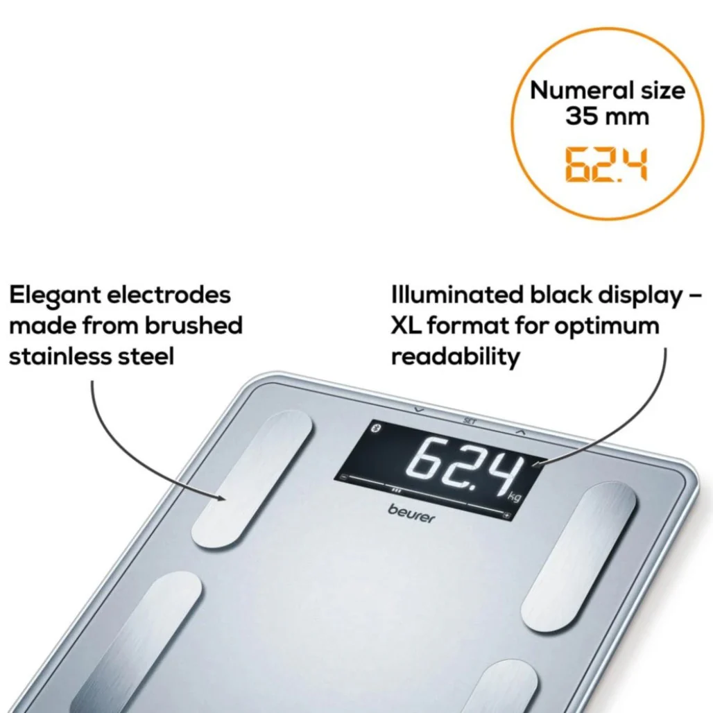 Beurer BF 405 Signature Line Diagnostic Bathroom Scale - Image 3