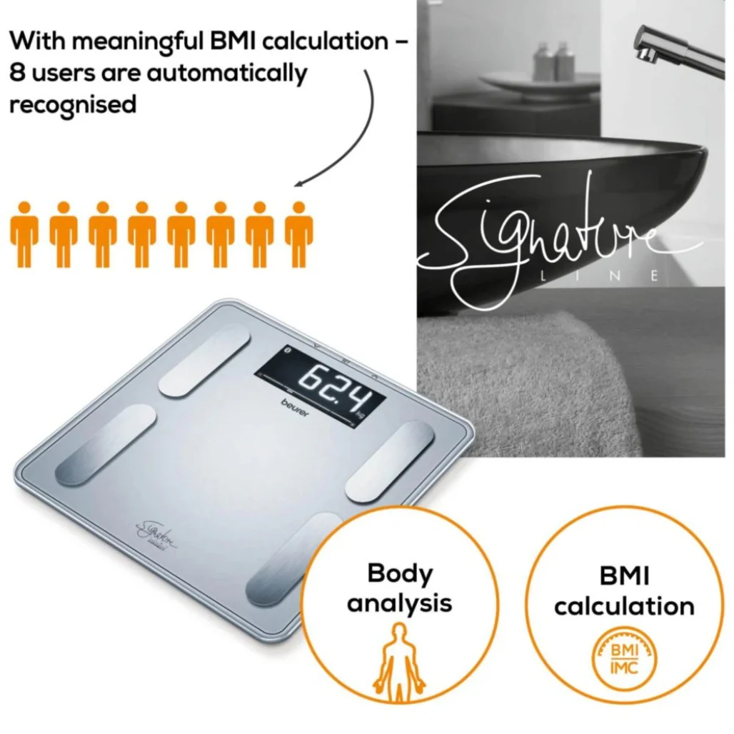 Beurer BF 405 Signature Line Diagnostic Bathroom Scale - Image 8