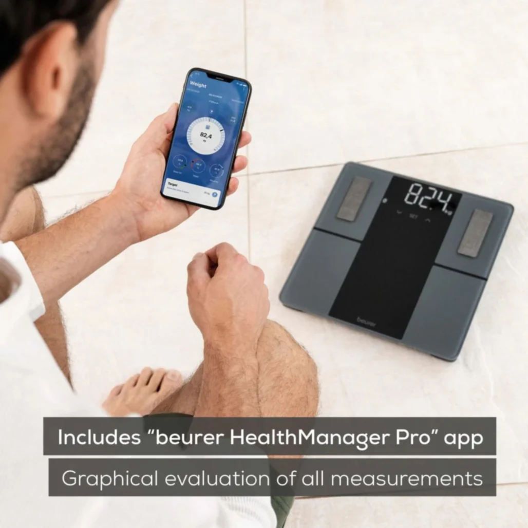 Beurer BF 500 Super Black Edition Diagnostic Bathroom Scale - Image 2
