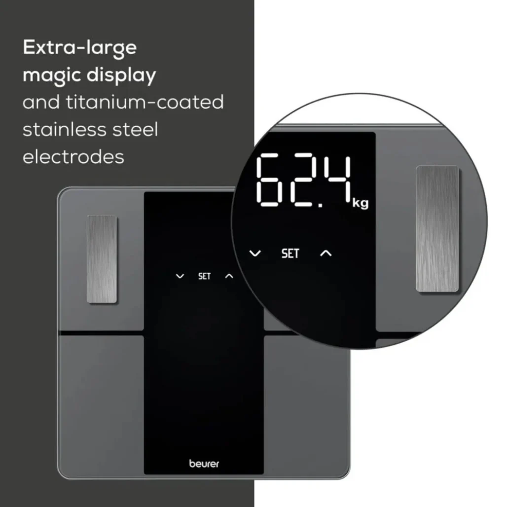 Beurer BF 500 Super Black Edition Diagnostic Bathroom Scale - Image 4
