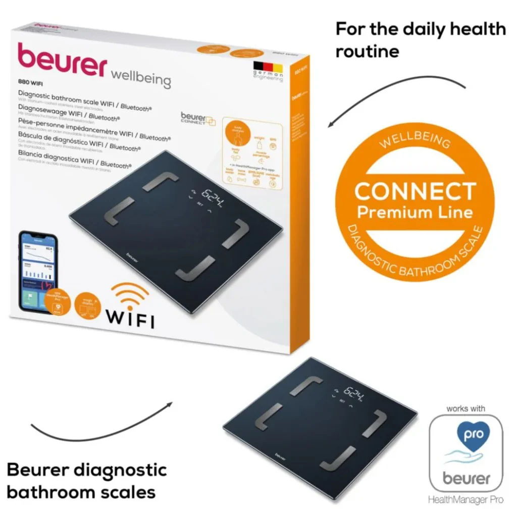 Beurer BF 880 WIFI Diagnostic Bathroom Scale - Image 2