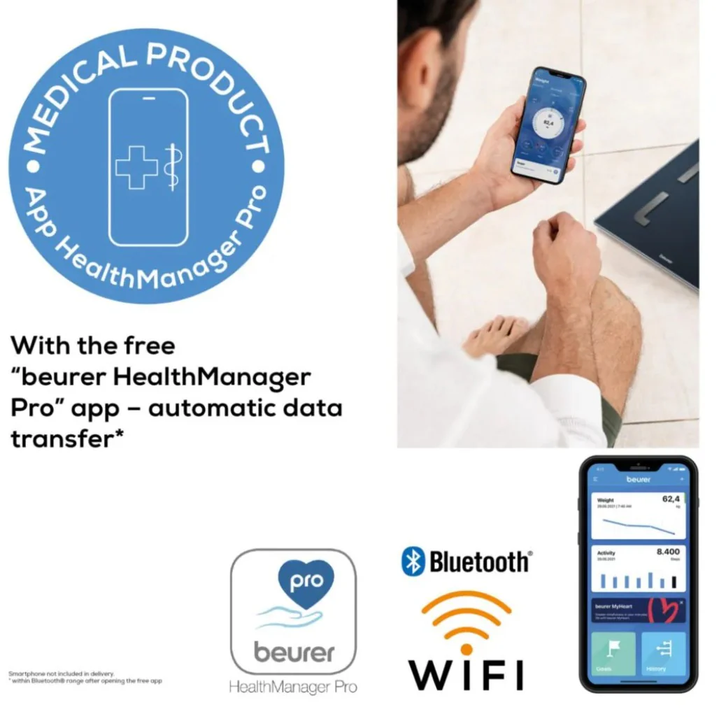 Beurer BF 880 WIFI Diagnostic Bathroom Scale - Image 3