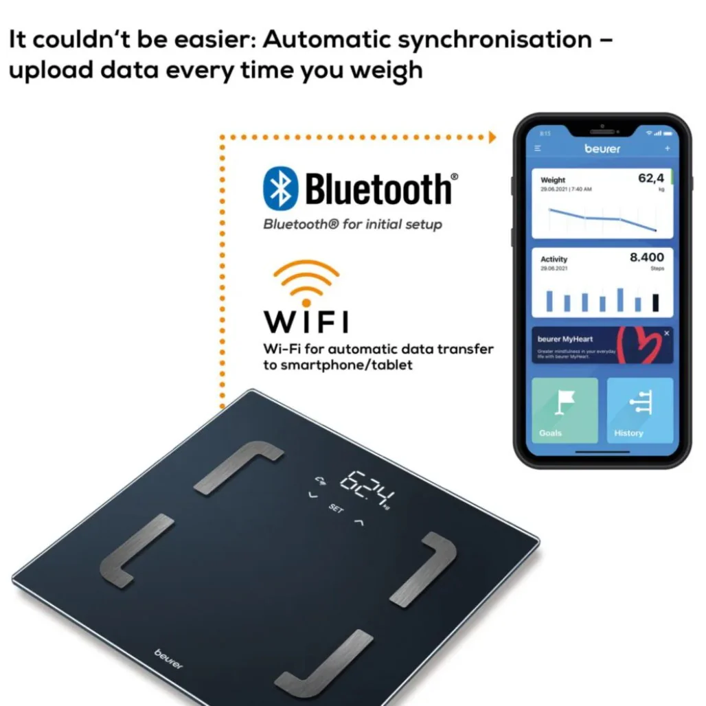 Beurer BF 880 WIFI Diagnostic Bathroom Scale - Image 9