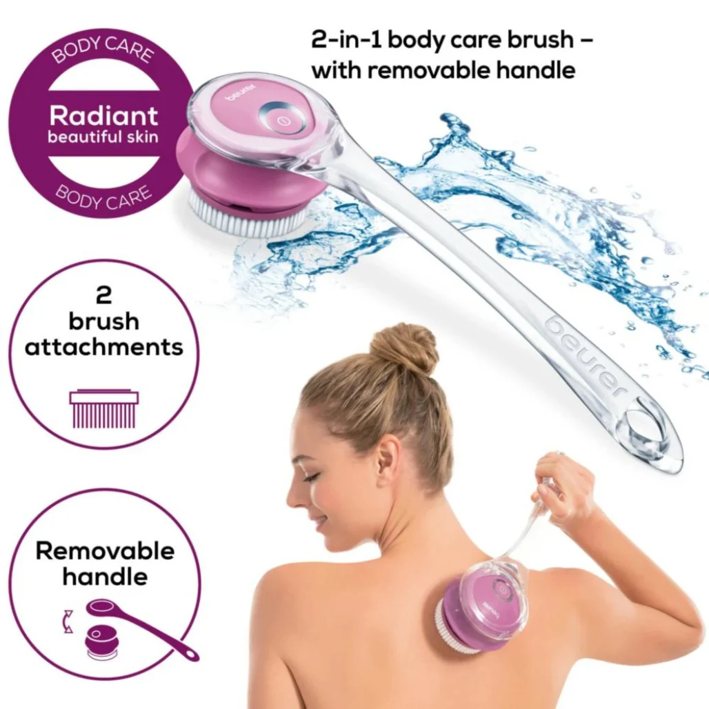 Beurer FC 55 Pureo Complete Cleansing Powered Body Brush - Image 2
