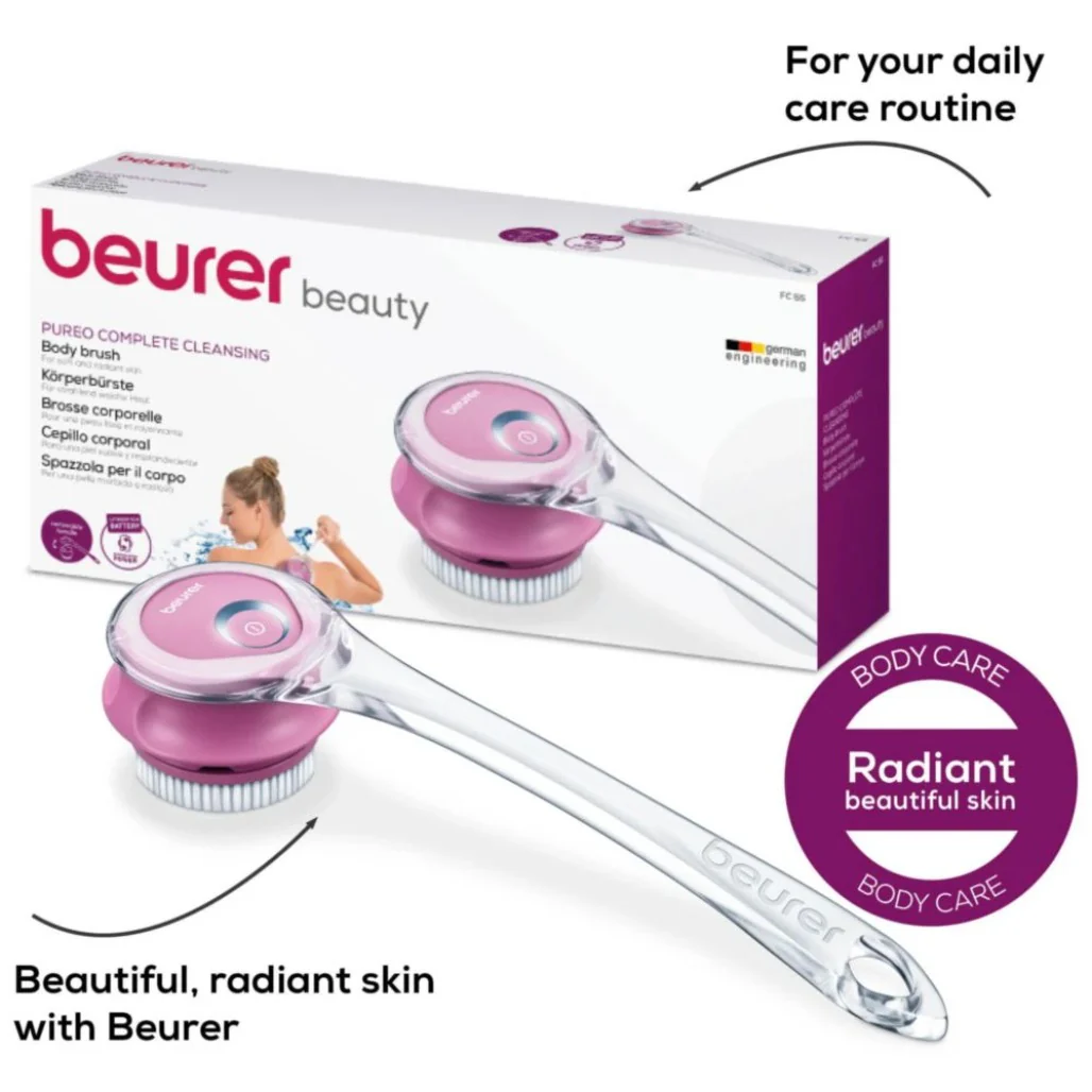 Beurer FC 55 Pureo Complete Cleansing Powered Body Brush - Image 5