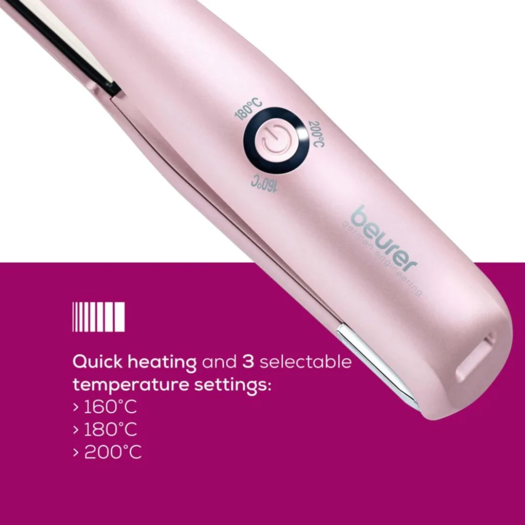 Beurer HS 20 Cordless Hair Straightener - Image 4