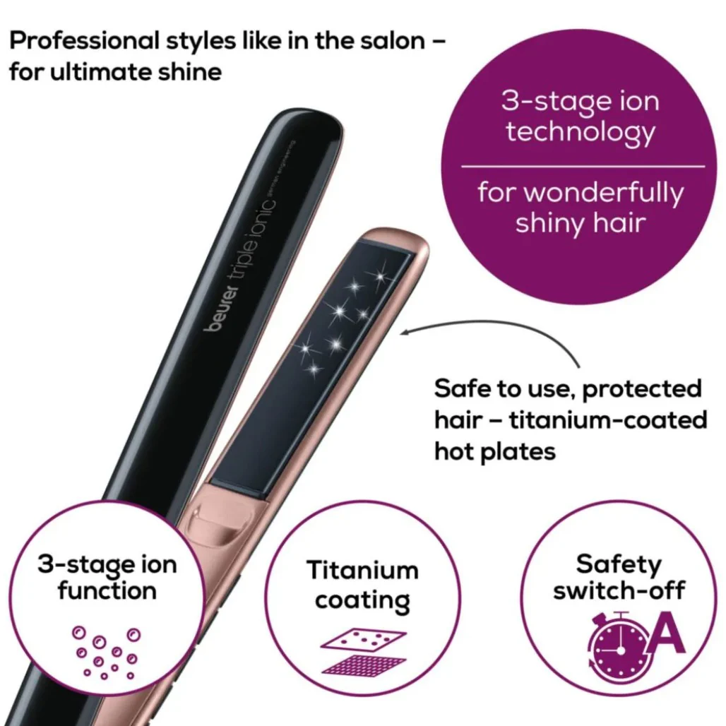 Beurer HS 80 Hair Straightener - Image 4