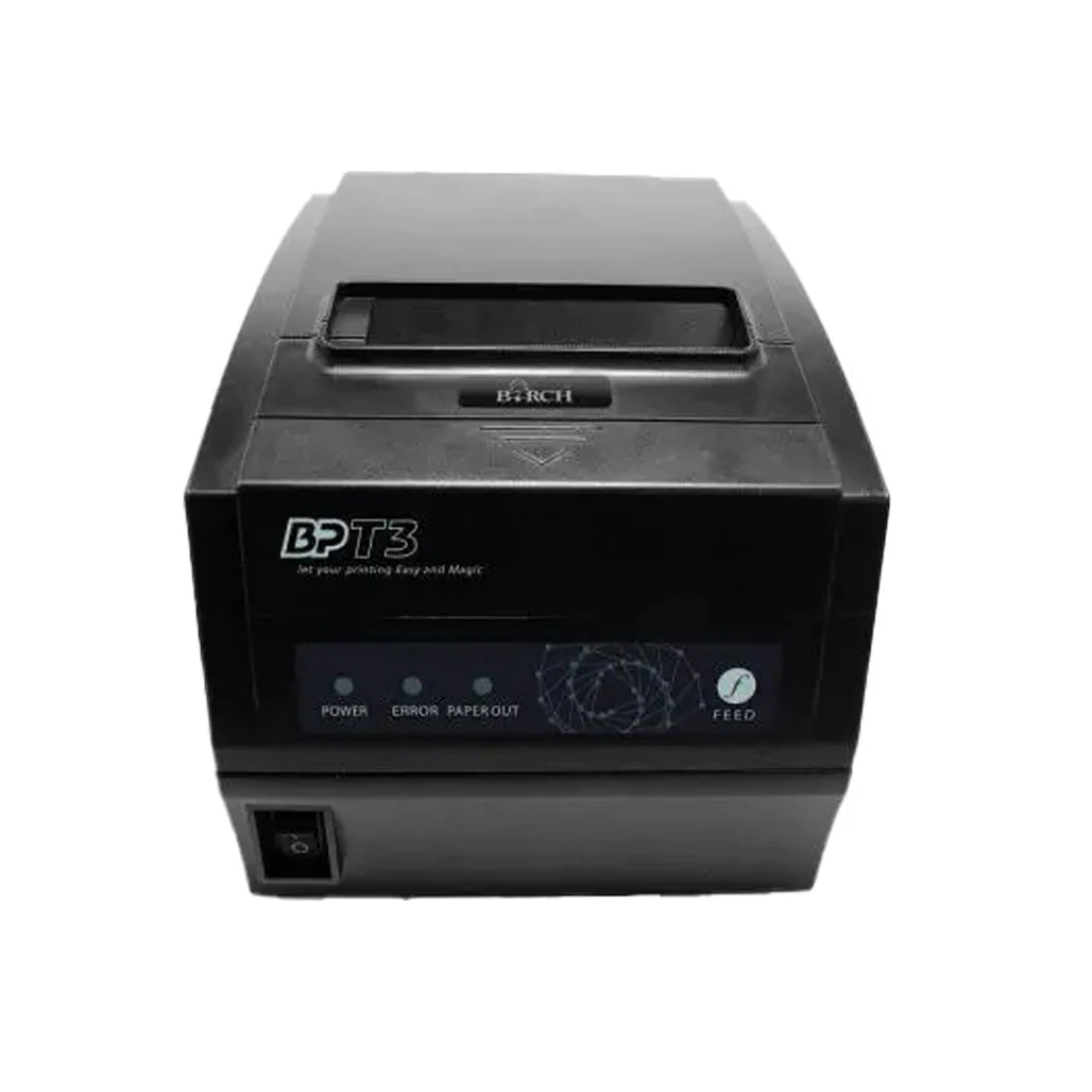 BIRCH BP-T3B Thermal Receipt Printer - USB, RS232, Ethernet - Monochrome, Single Function