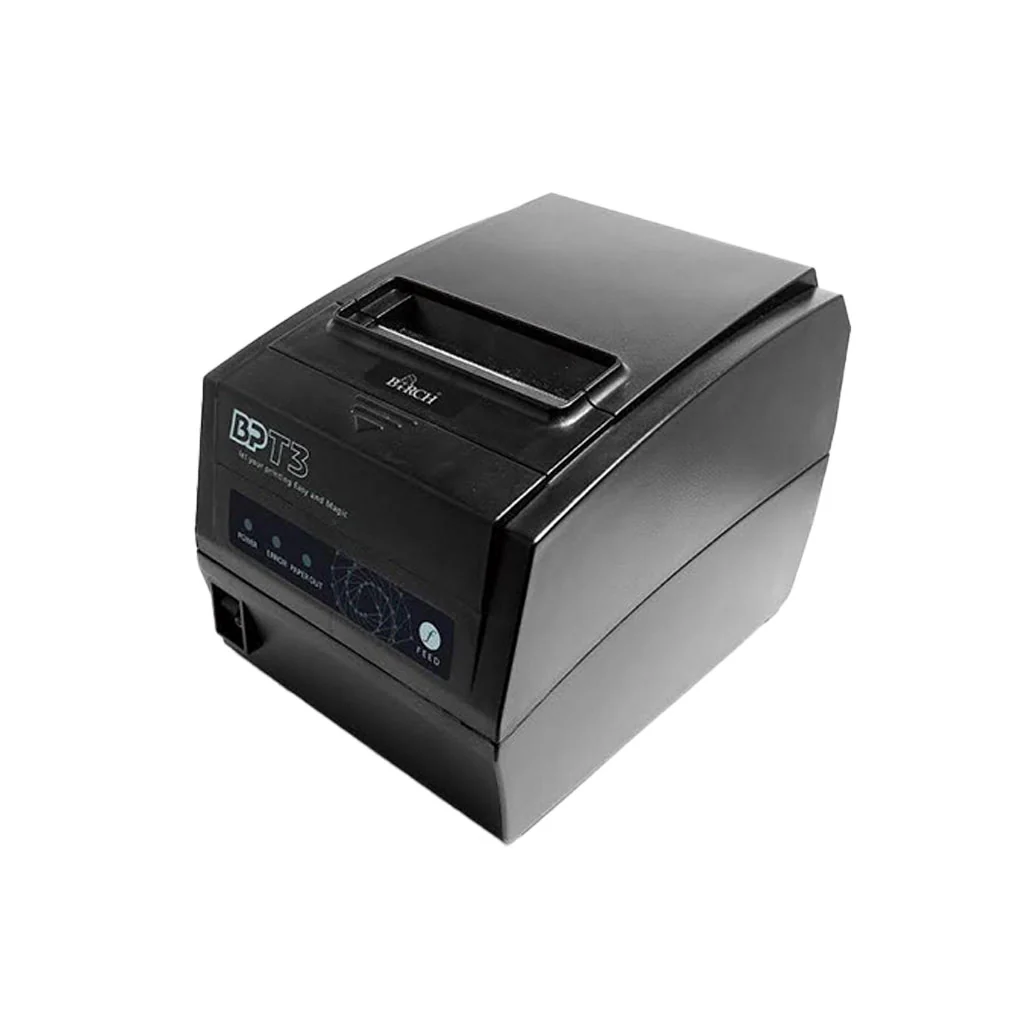 BIRCH BP-T3B Thermal Receipt Printer - USB, RS232, Ethernet - Monochrome, Single Function - Image 2