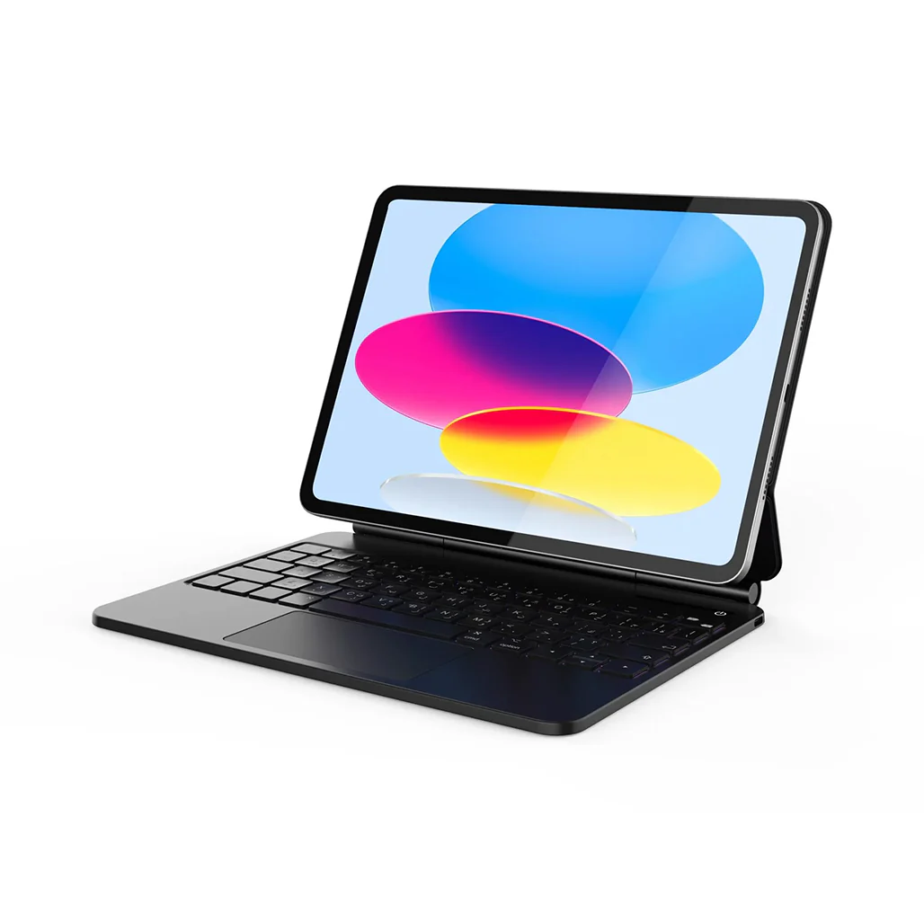 BluPebble iPad 10th Gen Magic Folio Keyboard with Trackpad | English & Arabic | Backlit | Multi-Touch Gestures - Image 2