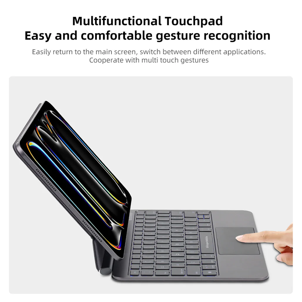 Blupebble Ipad Air 11" M2/M3 Magic Folio Keyboard With Trackpad - Image 4