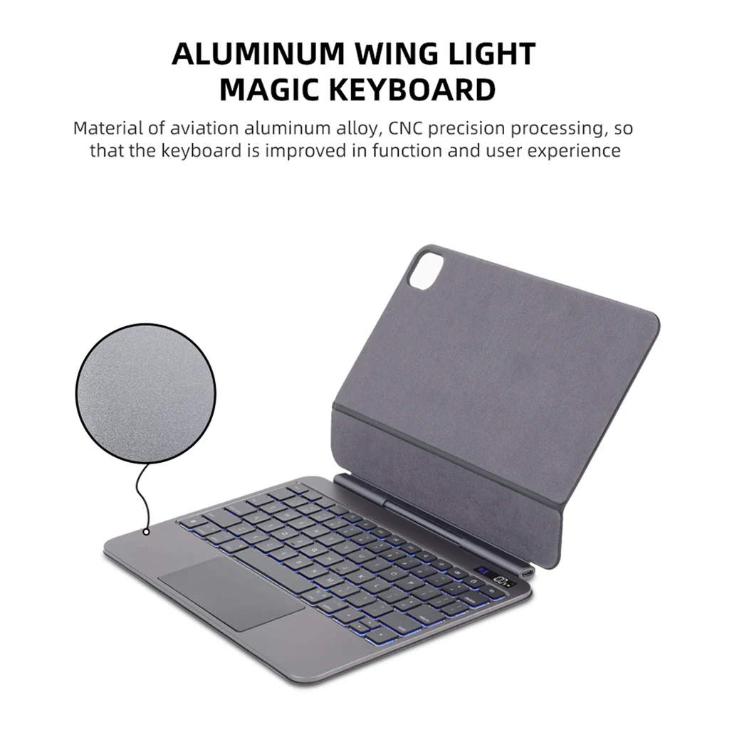 Blupebble Ipad Air 11" M2/M3 Magic Folio Keyboard With Trackpad - Image 7