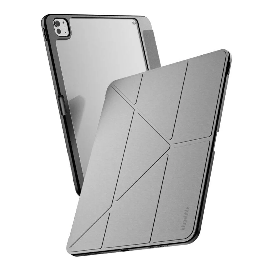 Blupebble New Yorker 11" iPad Pro Case with Integrated Stylus Holder and Smart Tri-Fold Stand - Image 2