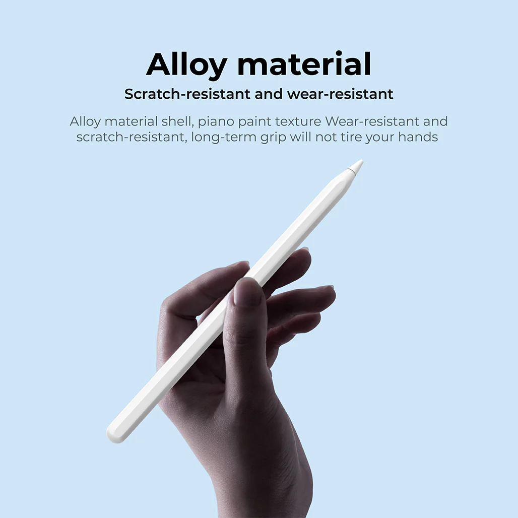 BluPebble Sketch Pro Stylus Pencil - White | Precision Tool for iPad Pro, Air & Mini - Image 4
