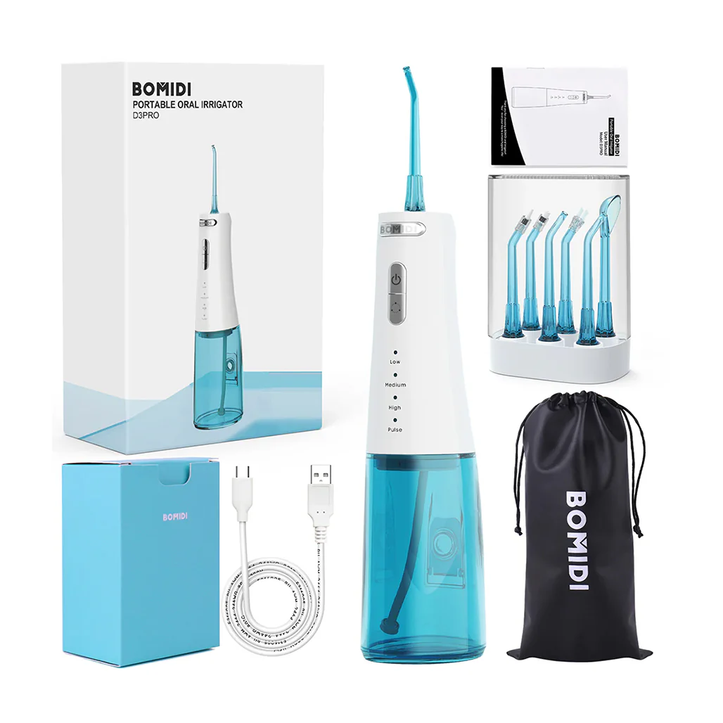 Bomidi D3PRO Portable Dental/Oral Irrigator - 360 Rotatable Nozzle - 300ml - Image 3