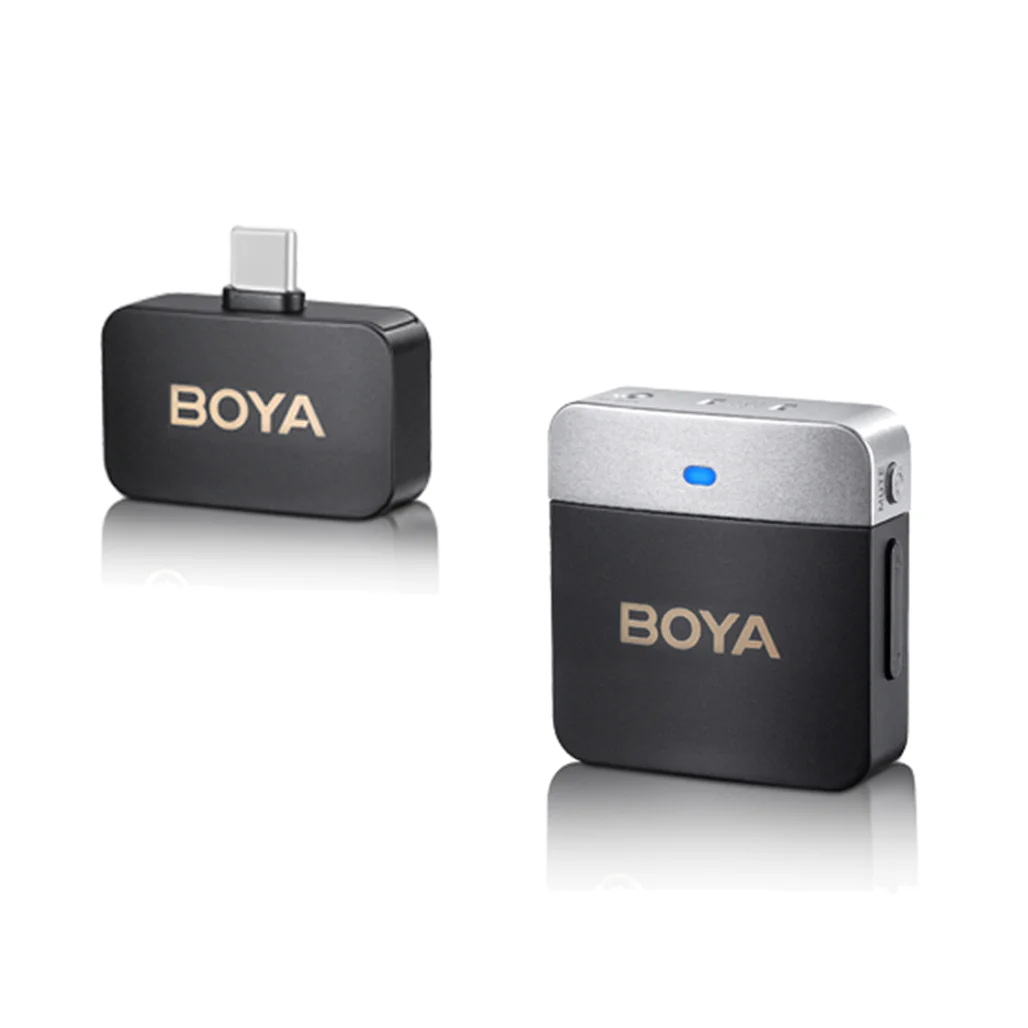 Boya BY-M1V3 - 2.4GHz Dual-Channel Wireless Microphone System for USB-C Devices - Image 2