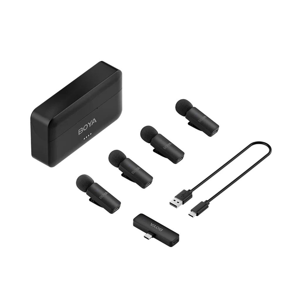 BOYA BY-V4U 4-Channel Wireless Microphone System - Image 6