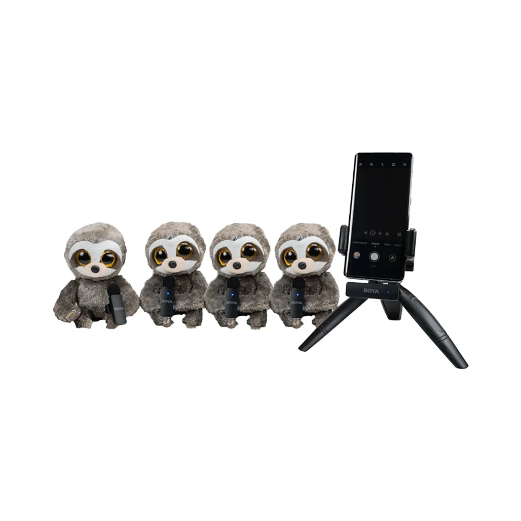 BOYA BY-V4U 4-Channel Wireless Microphone System - Image 7