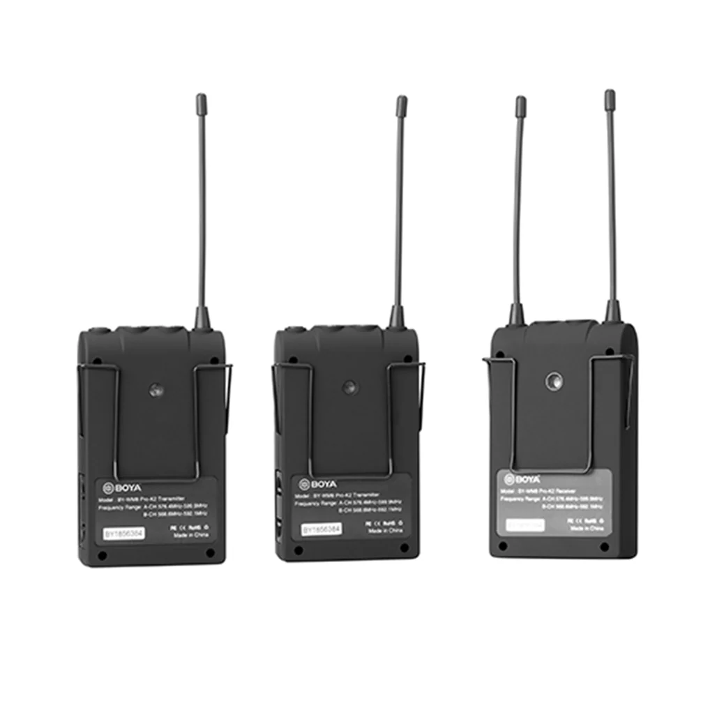 Boya BY-WM8 Pro-K2 - UHF Dual-Channel Wireless Microphone System - Image 2