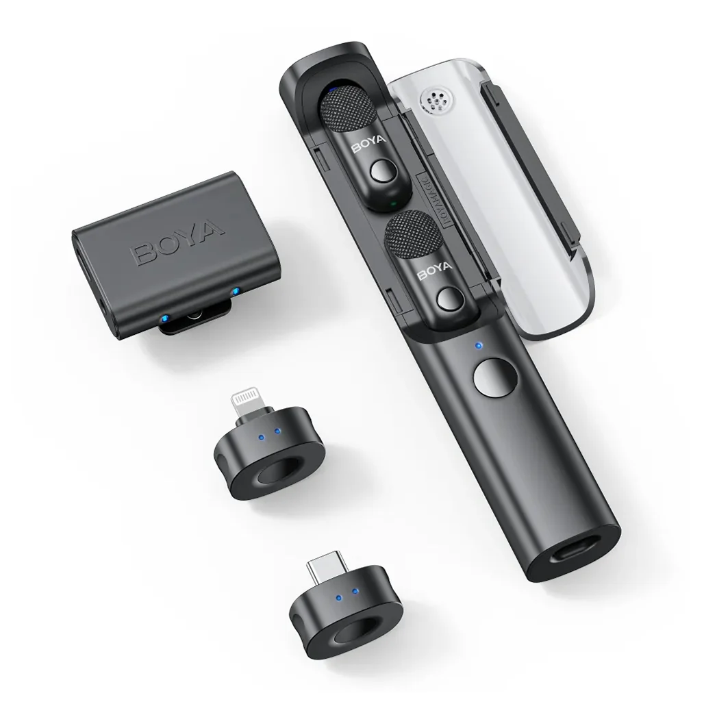 BOYA Magic AI Microphone | 4-in-1 Wireless Mic with 40dB Noise Cancellation - Image 2