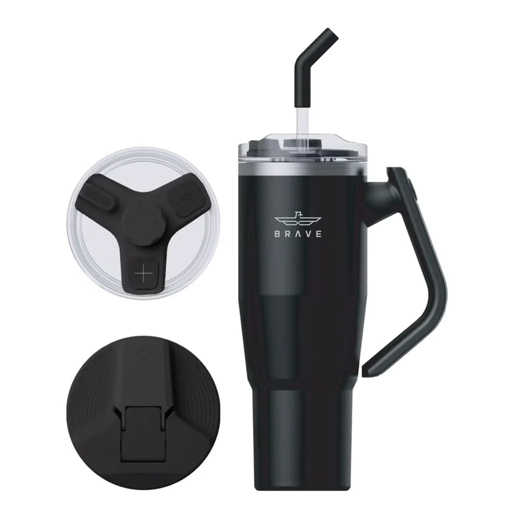 Brave BT-01BK TempGuard 40oz Stainless Steel Insulated Travel Mug – Leakproof, Durable & Temperature-Retaining Tumbler - Image 5