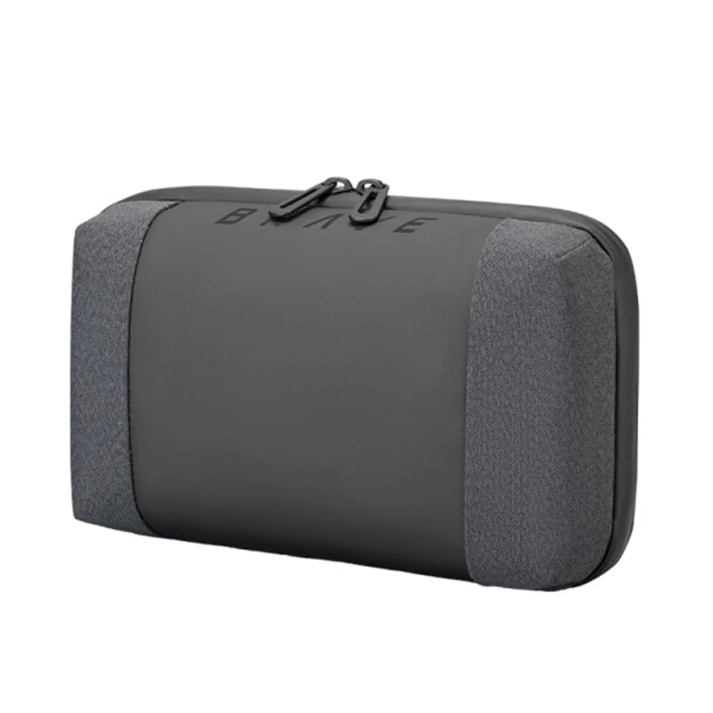 Brave BTP-01 Portable Tech Pouch Organizer – Travel Gadget Storage, Water-Resistant, Shockproof, Black