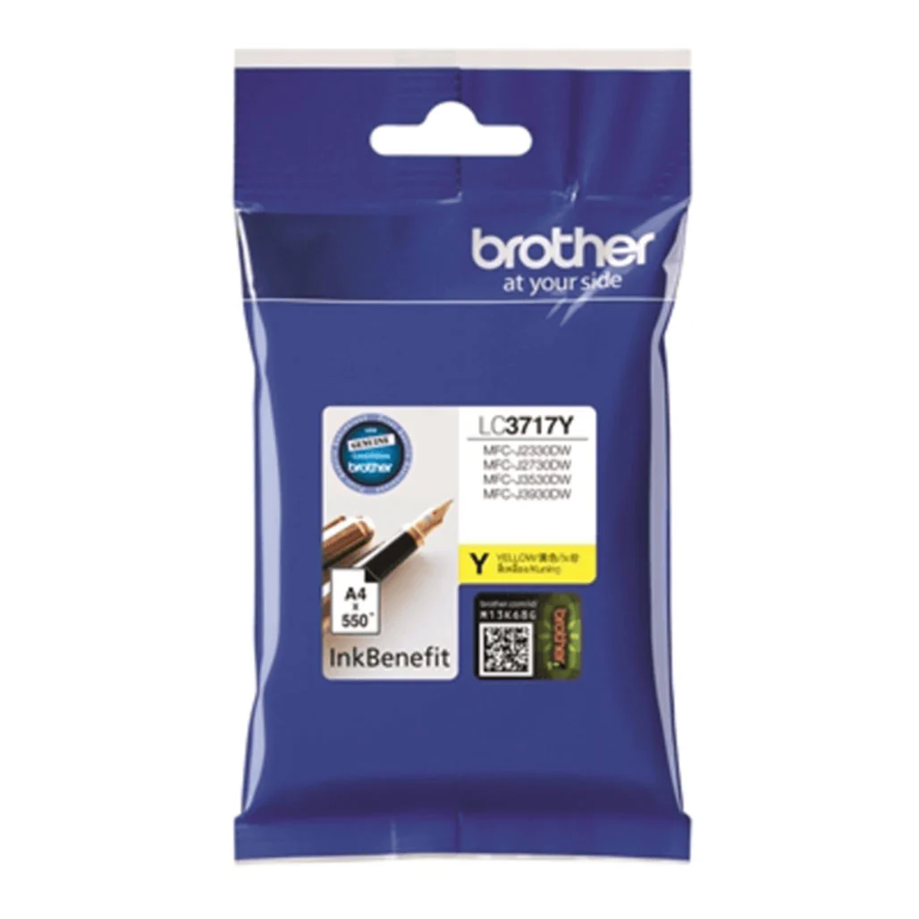 Brother LC3717Y Yellow Ink Cartridge - Image 2