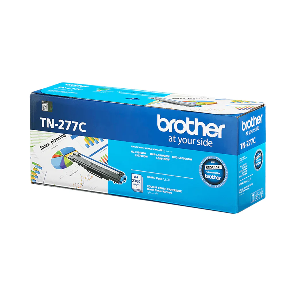 Brother TN-277C Cyan Original Toner Cartridge