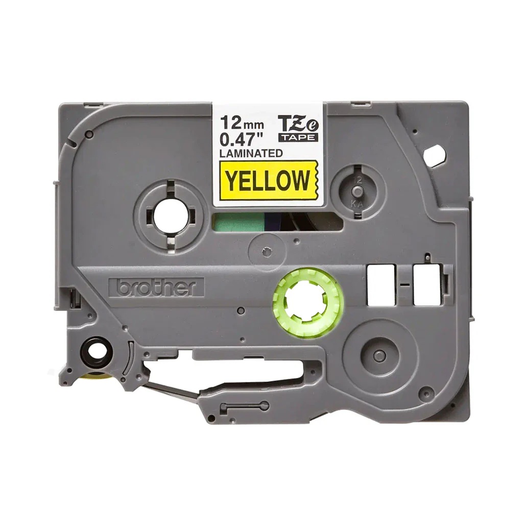 Brother TZe-631 Labelling Tape – Black on Yellow, 12mm wide - Image 2