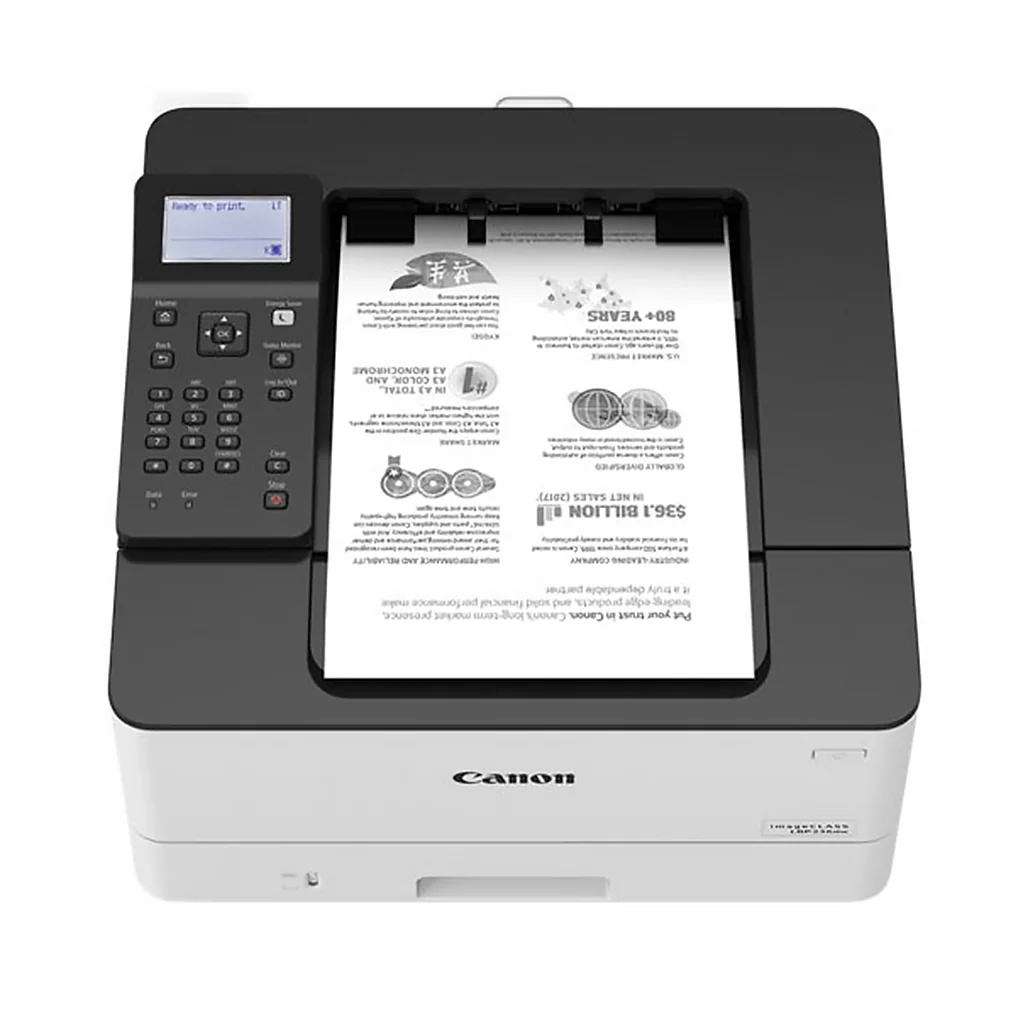 Canon i-SENSYS LBP230 | High-Speed Monochrome Laser Printer | 38 ppm A4 | Wi-Fi & Gigabit Ethernet - Image 3