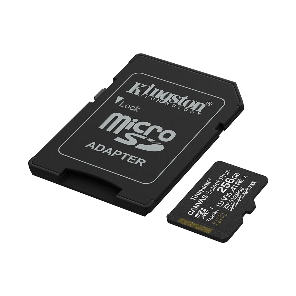 Kingstone Canvas Select Plus 256GB microSD Memory Card - Image 2