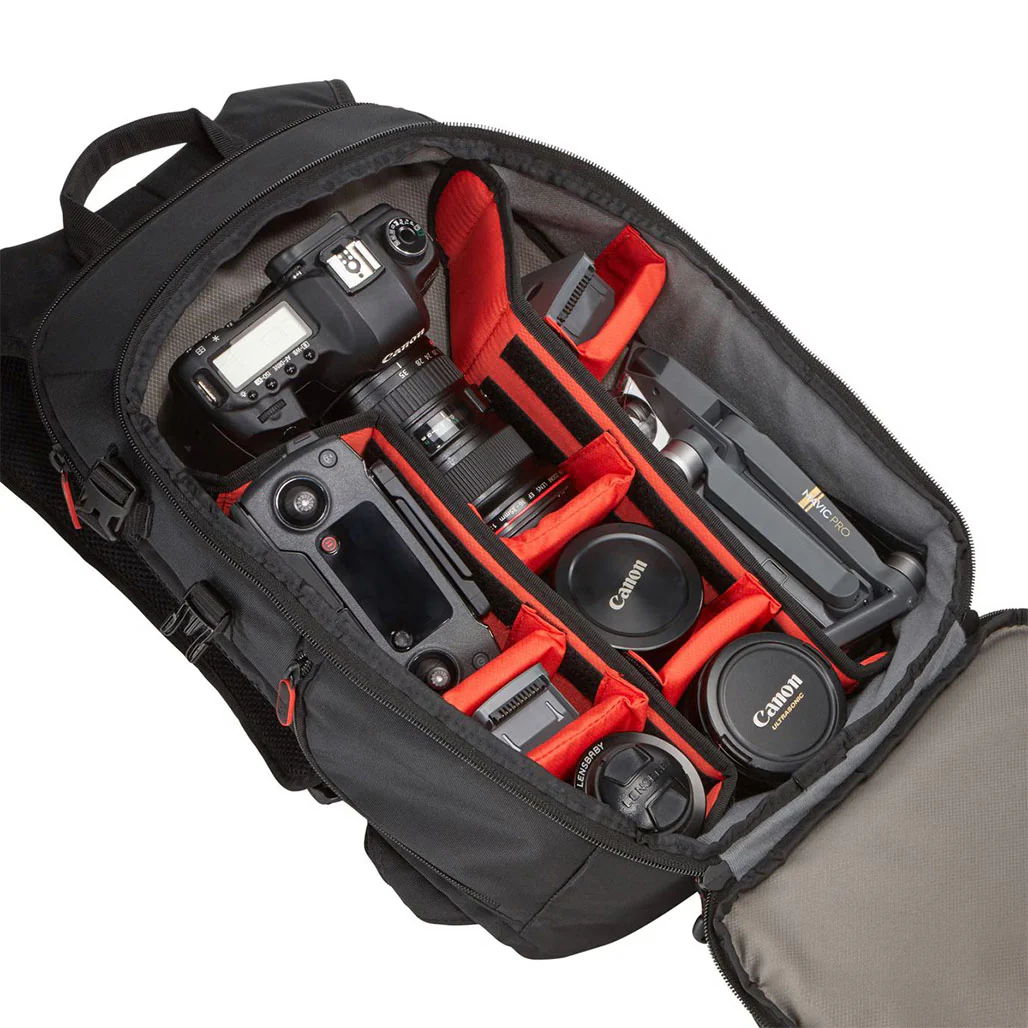 Case Logic SLR Camera Backpack - DCB-309 - Black - Image 4