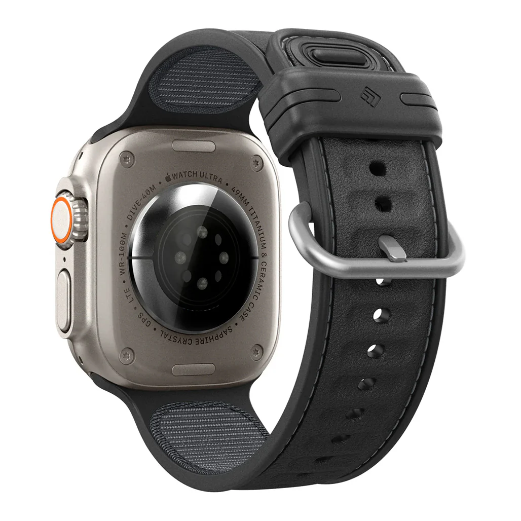 Caseology Athlex Band for Apple Watch Ultra/Series 10, 9, 8, 7 (49/46/45/44/42mm) – Breathable Silicone and Nylon Sport Strap