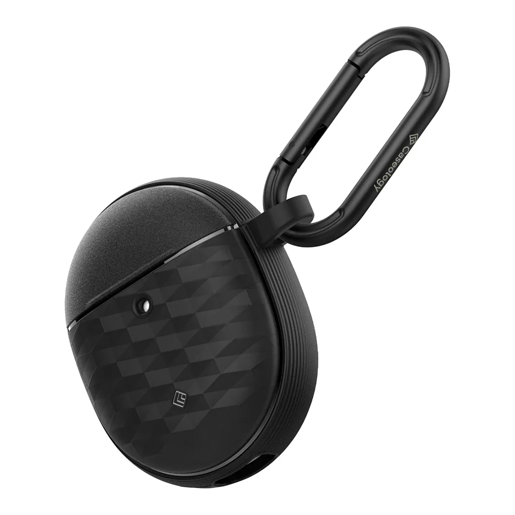 Caseology Parallax Protective Case for Google Pixel Buds Pro/Pro 2 - Ergonomic Design with Carabiner and Wireless Charging Compatibility - Image 7