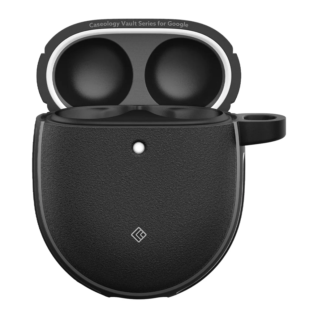 Caseology Vault Rugged Case for Google Pixel Buds Pro / Pro 2 – Durable TPU, Wireless Charging Compatible with Carabiner - Image 3