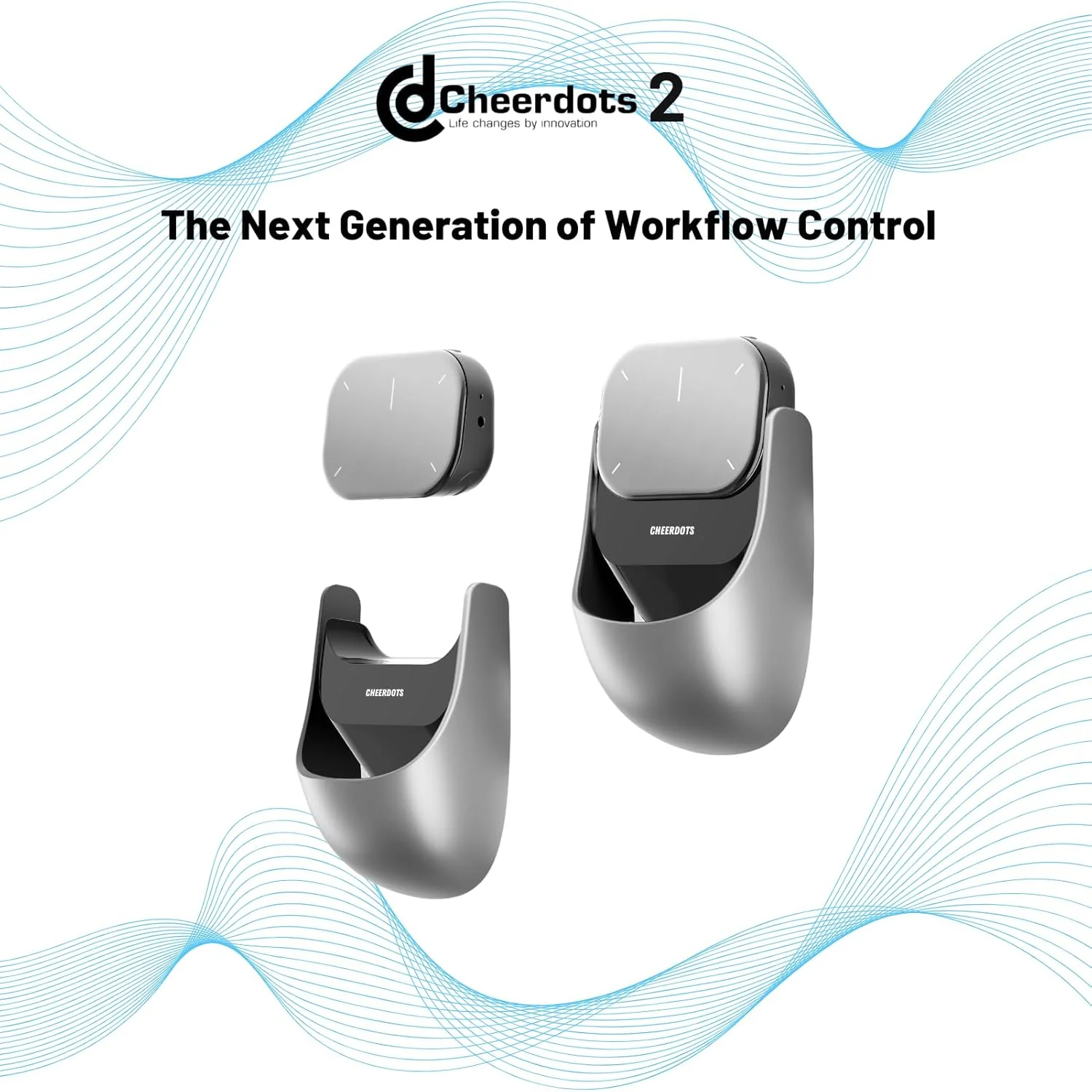 Cheerdots2 Bluetooth Detachable Air Mouse - Touchpad Mouse with Voice Recording and Laser Pointer - Image 6