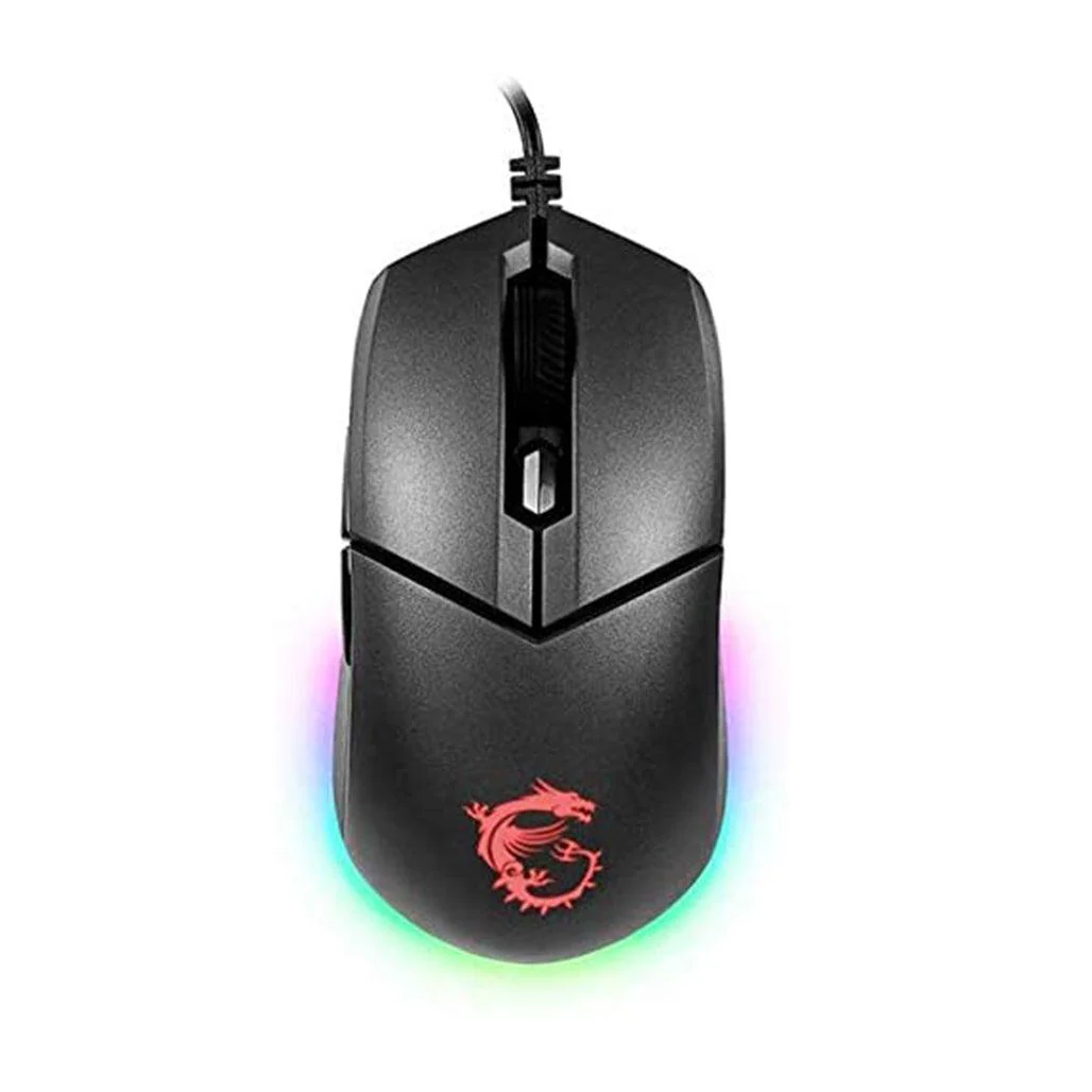 MSI Clutch GM11 Wired Gaming Mouse - High Precision PC Gaming Mouse with Graphite and Black Color Options