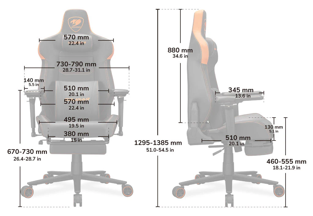 Cougar Armor EVO M Gaming Chair - Image 19