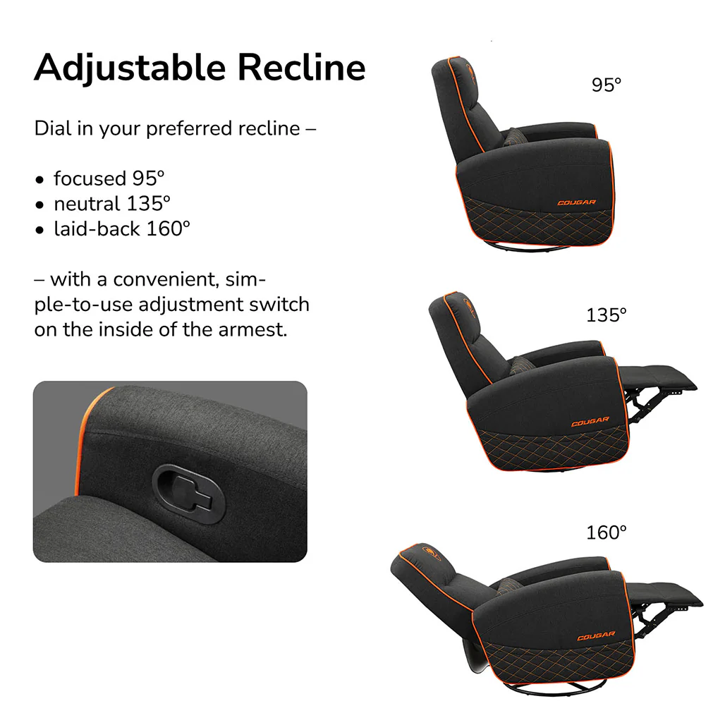 Cougar Fidom Gaming Sofa: Dynamic Comfort for Ultimate Relaxation - Image 17