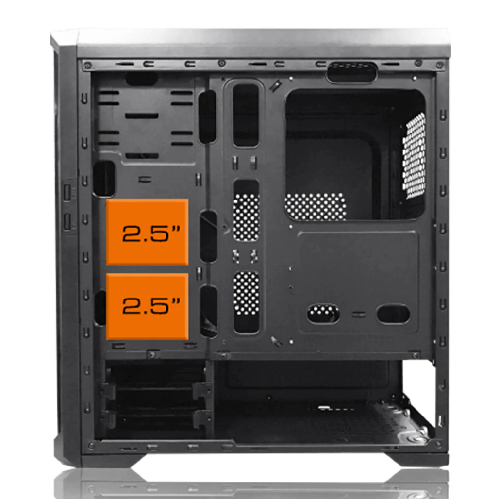 Cougar MX330-X Mid Tower Gaming Case – Efficient Cooling, Expandable Design, and DVD Bay Support - Image 4
